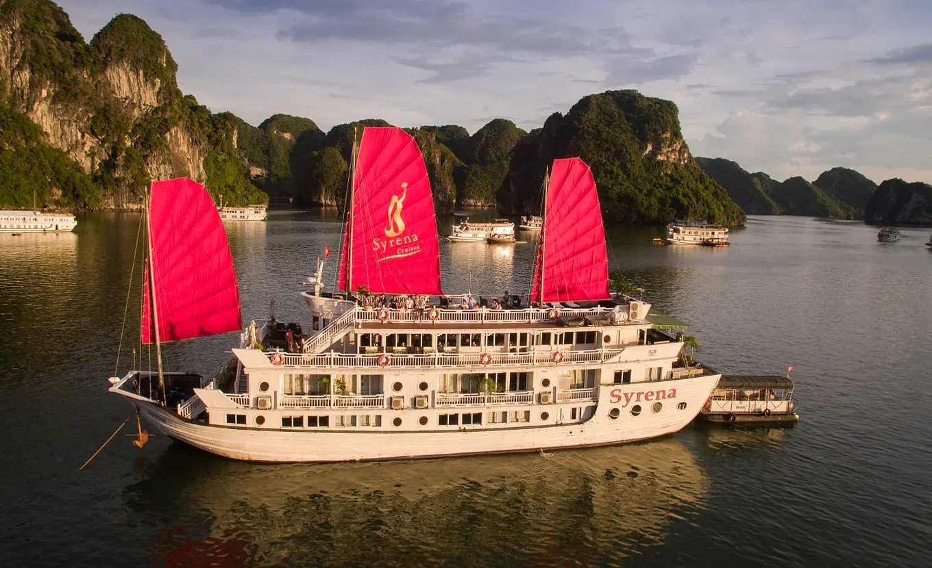 Jonque Syrena - Baie D'halong 3 Jours 2 Nuits